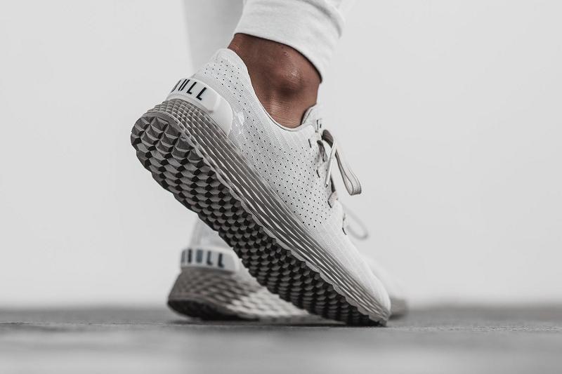 Women's Nobull Driftwood Ripstop Running Shoes White | SG X2633Y